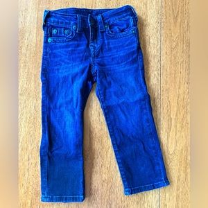 True Religion | dark wash blue jeans | 3t